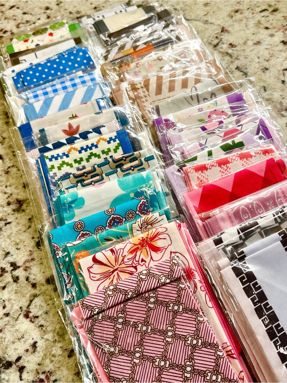 Assorted Bag Scarves - Set of 12 - Picture 3 of 3
